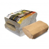 Bûches de bois densifié Tecsabuch rectangles par palette de 100 sacs