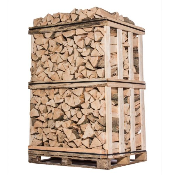 Caisse de Bois de chauffage 25cm- Mélange de bois durs (2m3)